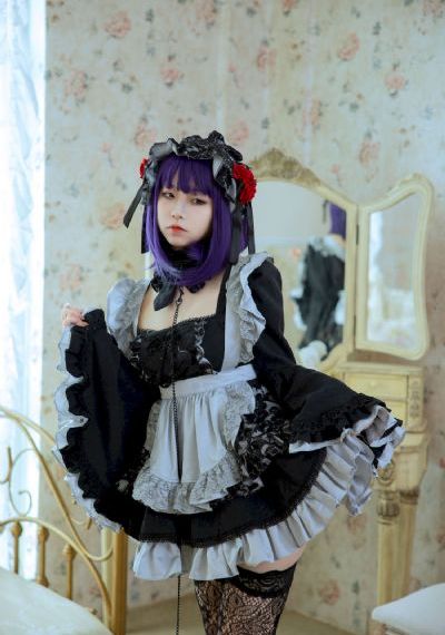 女式开襟睡衣裙子做双人运动动漫